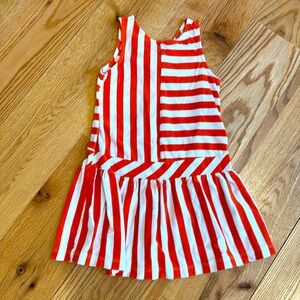 Crewcuts girls striped dress- size 5